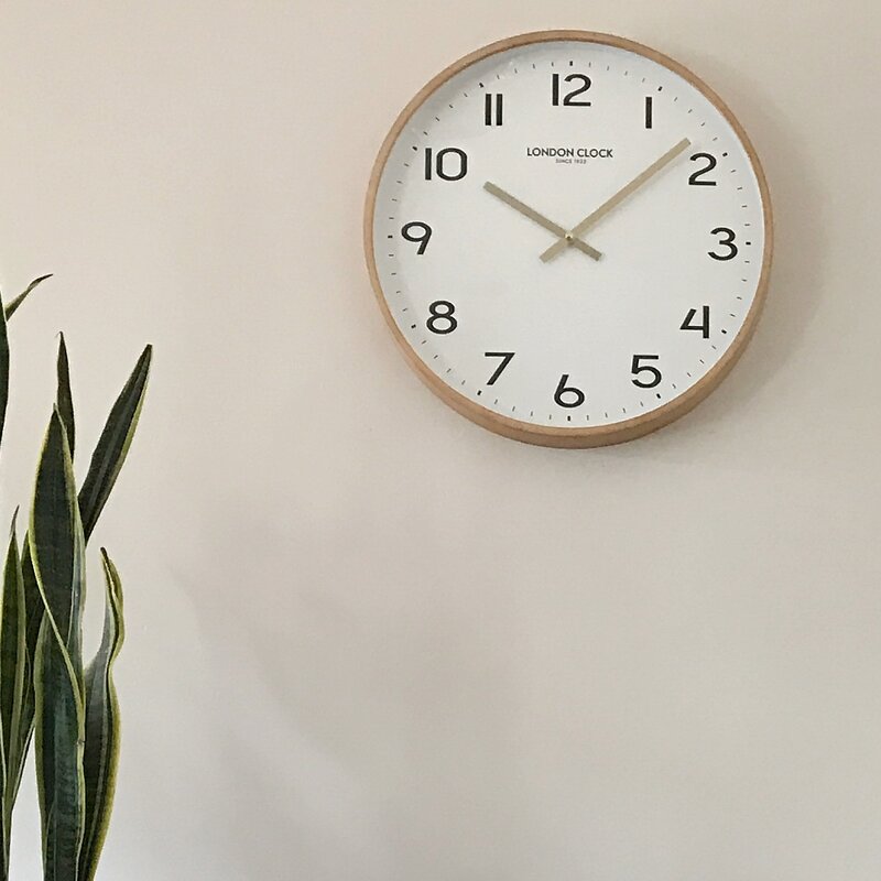 London Clock Company Oslo 41cm Wall Clock & Reviews | Wayfair.co.uk